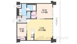 プレジオ宝塚ASIAN間取り図面