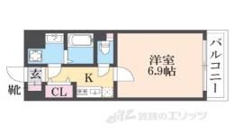 エスライズ京都河原町間取り図面