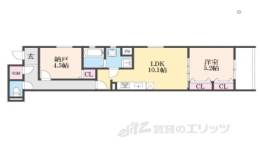 フォレストクリエオーレ枚岡壱番館間取り図面