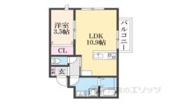 CHERRY BLOSSOM川原町間取り図面