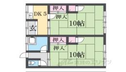 香芝市下田東アパート間取り図面