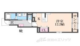 ココタイム　Ｂ間取り図面