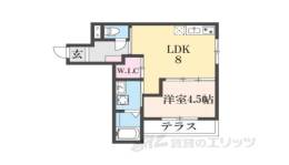 THE RESIDENCE KYOTO HIGASHINO間取り図面