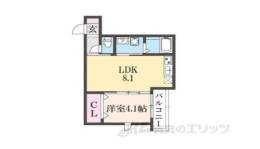 THE RESIDENCE KYOTO HIGASHINO間取り図面