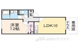 メロディーヒルズA間取り図面