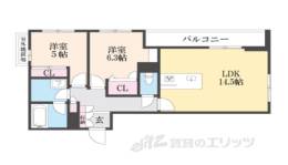 シャーメゾン三条東山間取り図面