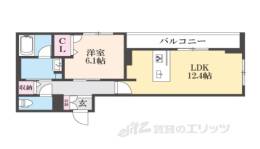 シャーメゾン三条東山間取り図面