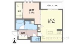 ジェイエイチエスプレミア西大寺間取り図面