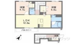 山陵プラザエー間取り図面