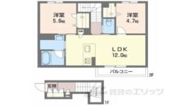 山陵プラザビー間取り図面