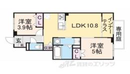 交野市郡津4丁目アパート新築工事間取り図面