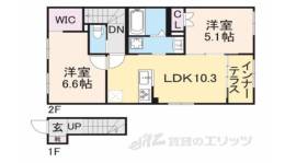 交野市郡津4丁目アパート新築工事間取り図面