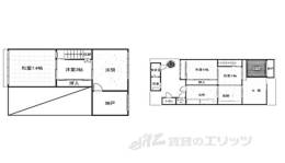 京町屋店舗間取り図面