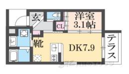 レシオス京都西院間取り図面