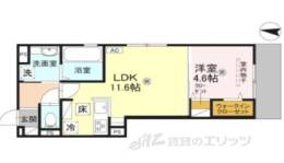 エスポワメゾン烏丸北大路間取り図面