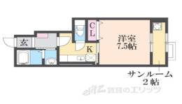 ビブレ・パルク　２間取り図面