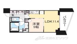 ブランズ京都河原町通間取り図面