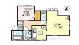 ラシュレ二ノ坪間取り図面