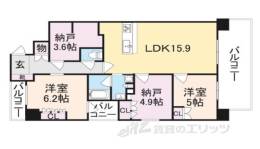 ローレルコート西大寺南町間取り図面