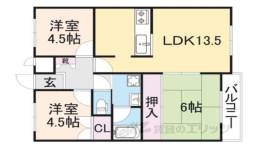 グリーンコート野間間取り図面