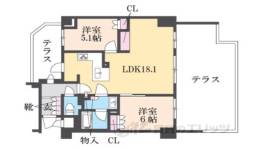 ザ・京都レジデンス御所西乾御門間取り図面