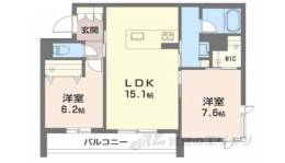 シャーメゾン　オークルート五位堂間取り図面