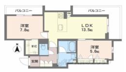 シャーメゾン　香芝　ワイケイ間取り図面