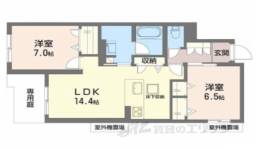 シャーメゾン　香芝　ワイケイ間取り図面