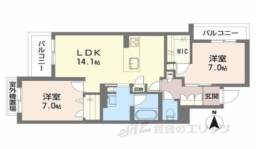 シャーメゾン　香芝　ワイケイ間取り図面