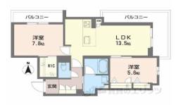 シャーメゾン　香芝　ワイケイ間取り図面