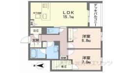 シャーメゾン　オークルート奈良間取り図面