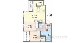 シャーメゾン　オークルート奈良間取り図面