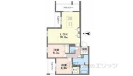シャーメゾン　オークルート奈良間取り図面