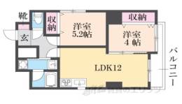 Оｒｃｈｉｄ　Ｃｏｕｒｔ四条大宮間取り図面