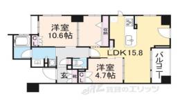 イーグルコート京都河原町間取り図面