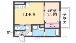 ジーメゾン山科ジュミエ間取り図面