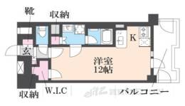 レーベン京都河原町間取り図面