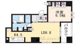 プレミスト京都烏丸御池１番館間取り図面