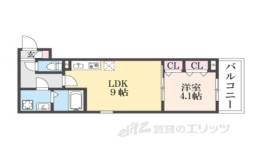 シエーナ川西中央３間取り図面