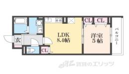 神崎町アパート間取り図面