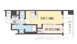 アクアプレイス京都千本丸太町間取り図面
