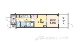 アスヴェル京都西大路SOUTH間取り図面