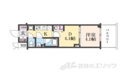 アスヴェル京都西大路SOUTH間取り図面