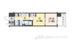 アスヴェル京都西大路SOUTH間取り図面