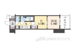 アスヴェル京都西大路SOUTH間取り図面