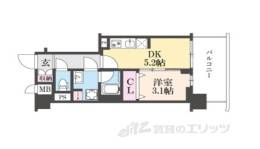 アスヴェル京都西大路SOUTH間取り図面