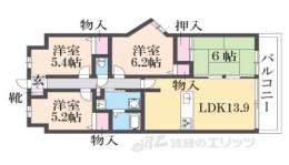 ヴィルヌーブ大津におの浜間取り図面