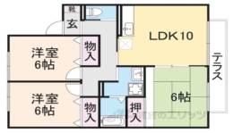 ローズヒップガーデン　Ａ棟間取り図面