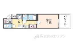 アドバンス京都烏丸町間取り図面