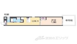 アイリス清水五条間取り図面